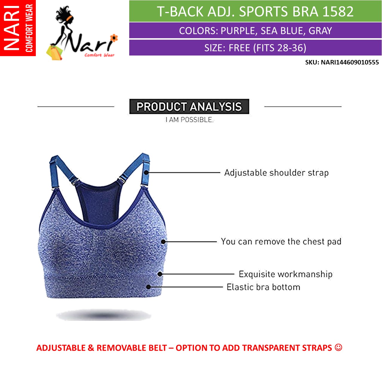 Sports Bra – Nari Comfort Wear