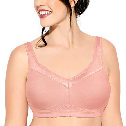 Enamor A112 Bra – Cotton Non-Padded Wirefree Full Coverage – Peach Blush [  Nari 3499] – Online Shopping Point