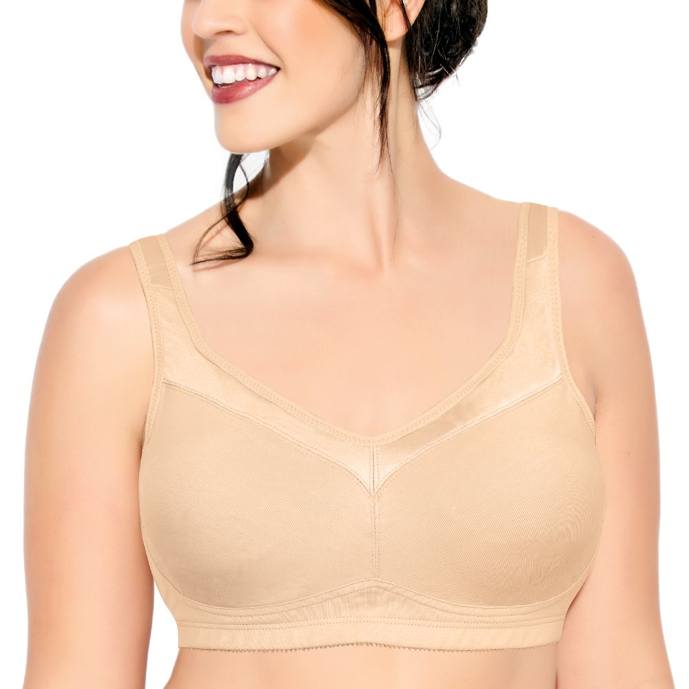Enamor A112 Bra – Cotton Non-Padded Wirefree Full Coverage- Pale Skin [  Nari 3540] – Online Shopping Point