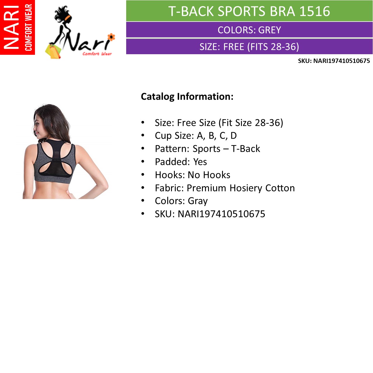 Jockey Womens Full Coverage Shaper Bra 1250 – Skin [ Nari 1019